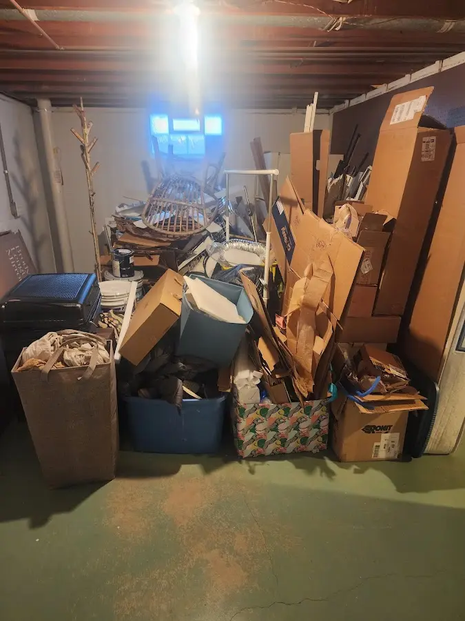 Roll-off dumpster container at job site for Concrete Dumpster Rental in Hillsboro